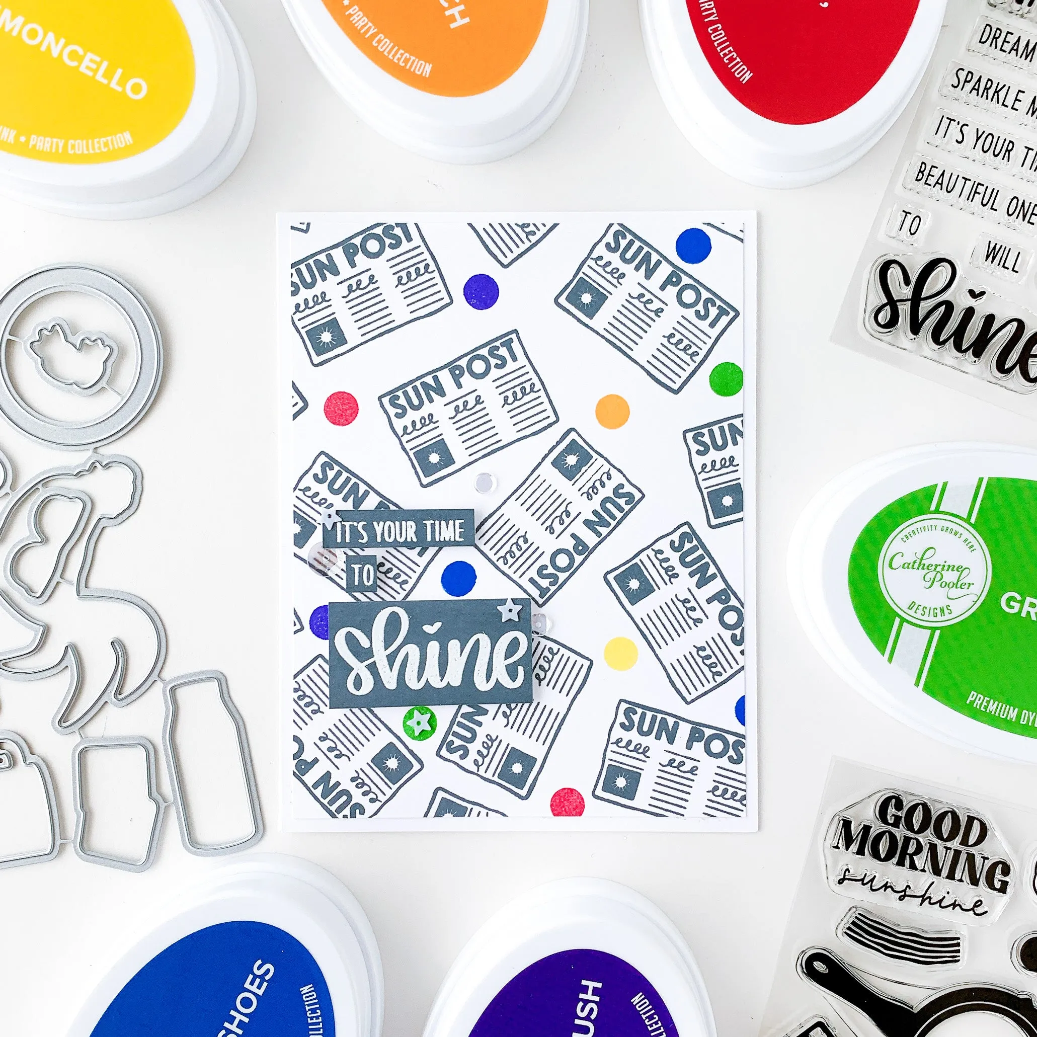 Shine Bright Sentiments Stamp Set