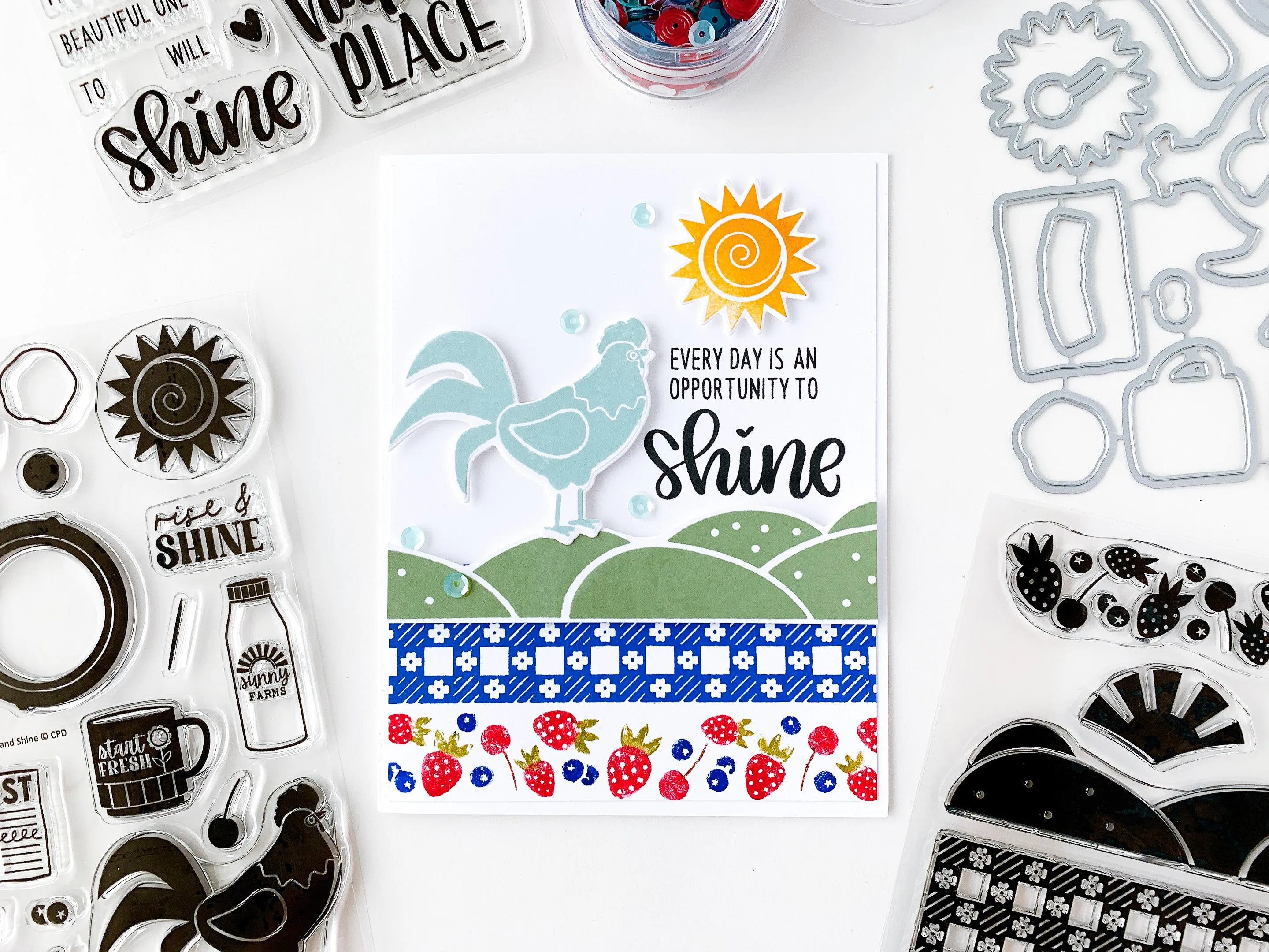 Shine Bright Sentiments Stamp Set