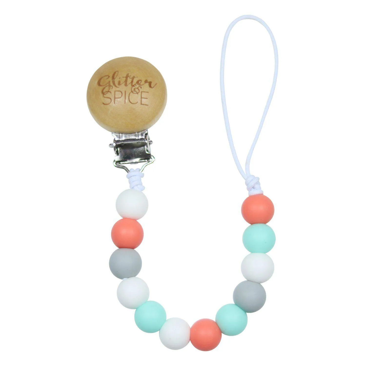 Silicone Pacifier Clip - Skyler