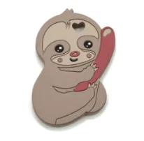 Silicone Teether Toys: Bacon N Eggs / yes