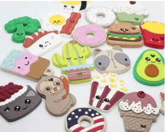 Silicone Teether Toys: Bacon N Eggs / yes