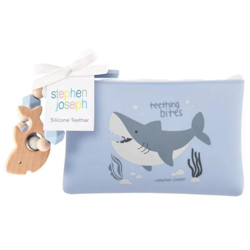 Silicone Teether with Pouch