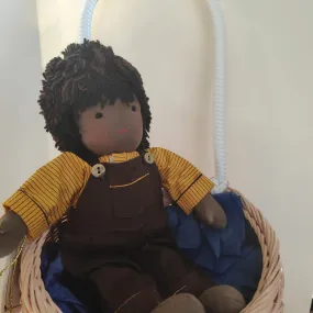 Small Steiner Doll- Afro boy
