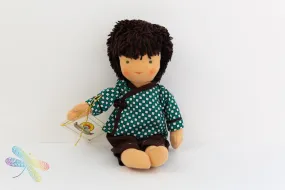 Small Steiner Doll- Boy with Black Hair - Fin