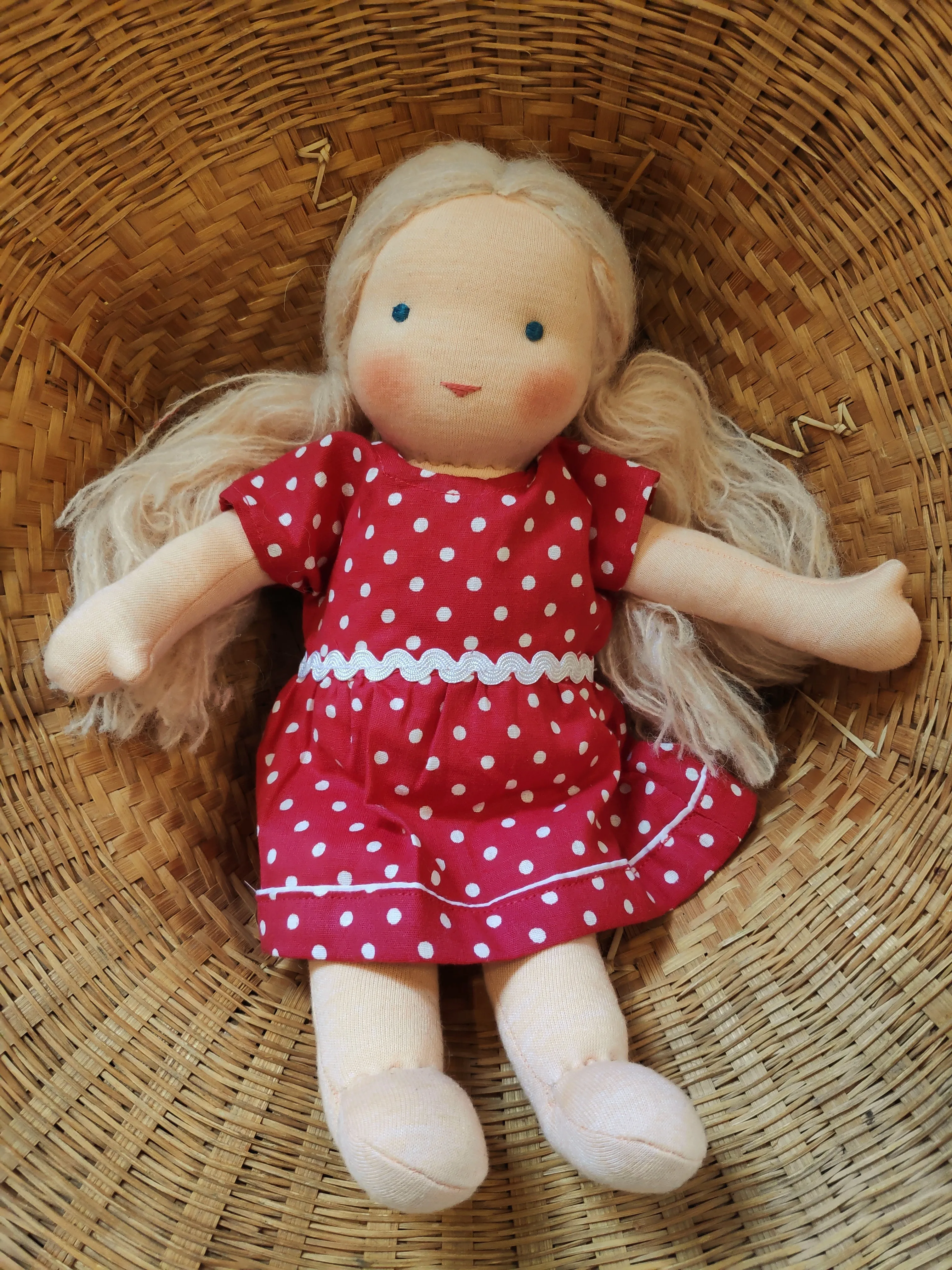 Small Steiner Doll- Girl Blond Hair