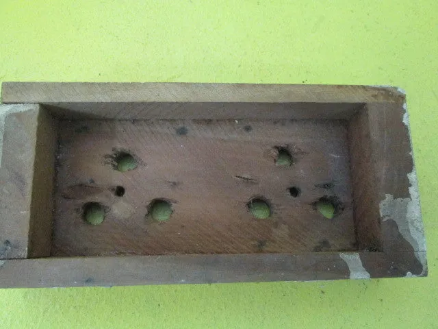 Small Wooden Mounting Block for Vintage Switches(150L x 70W x 30H)