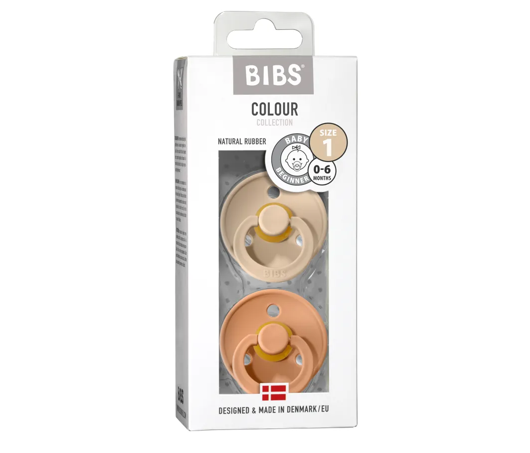 Soother - Pacifier - 100% Natural Rubber - Size 1 - Set Of 2