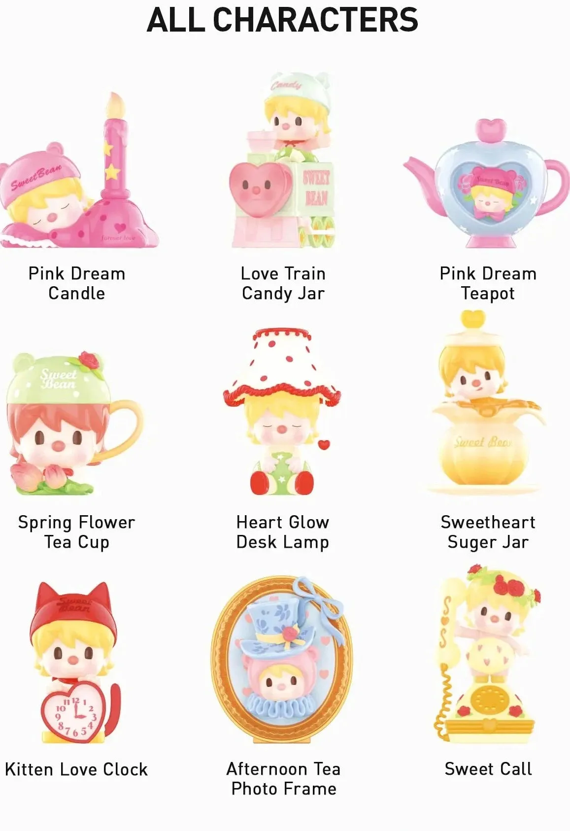 Sweet Bean Afternoon Tea Series Blind Box For Age 15 
