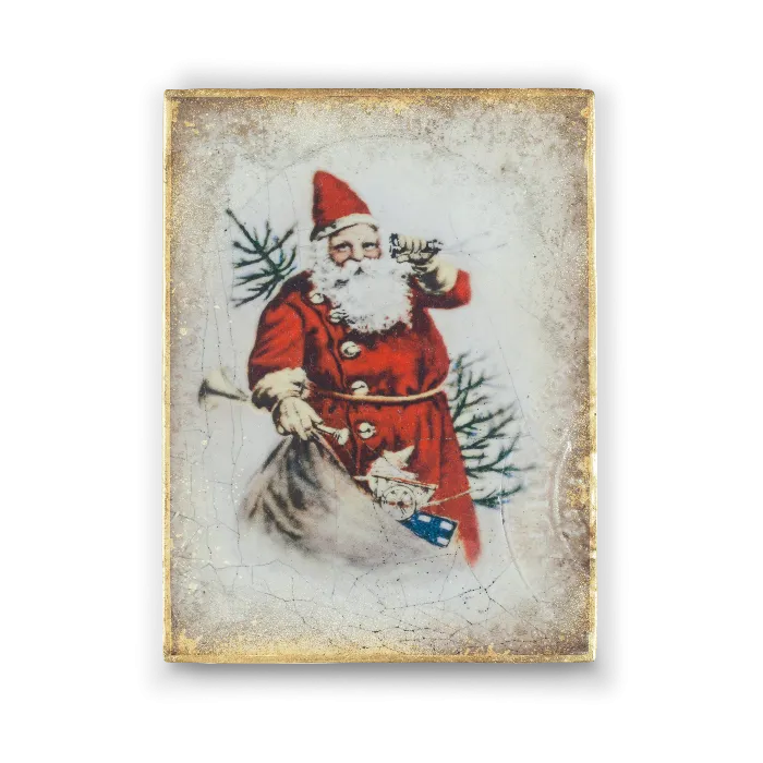 T 329 Christmas Morning - RETIRED Sid Dickens Memory Block