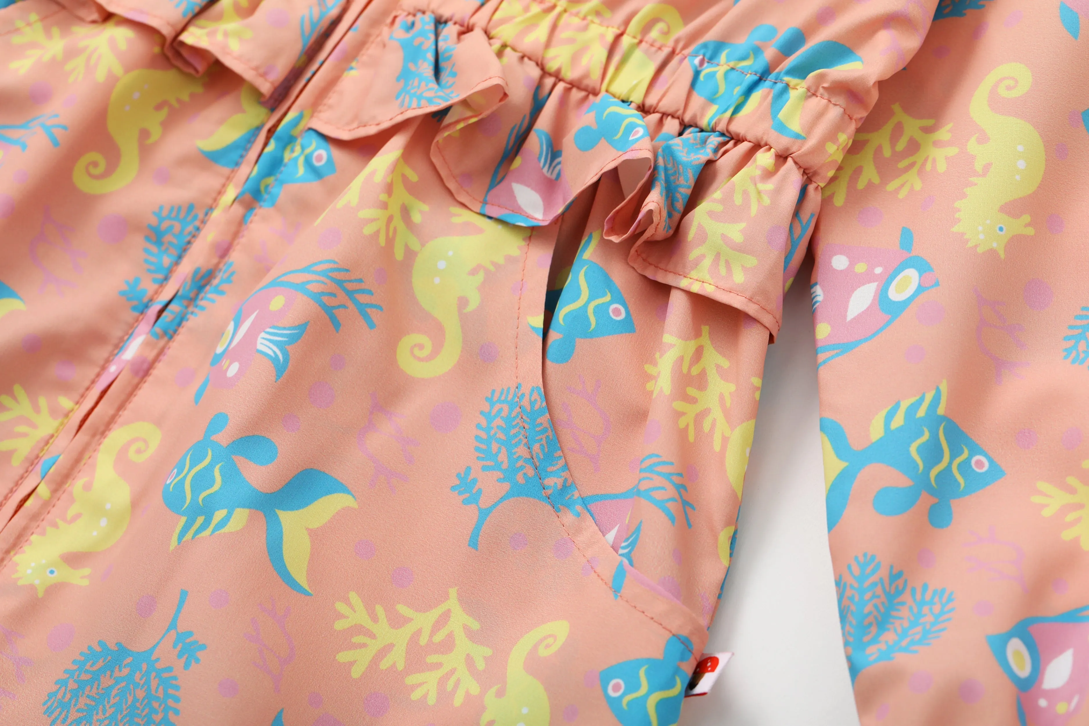Vauva SS24 - Girls Long Sleeves Windbreaker (Sand Pink)