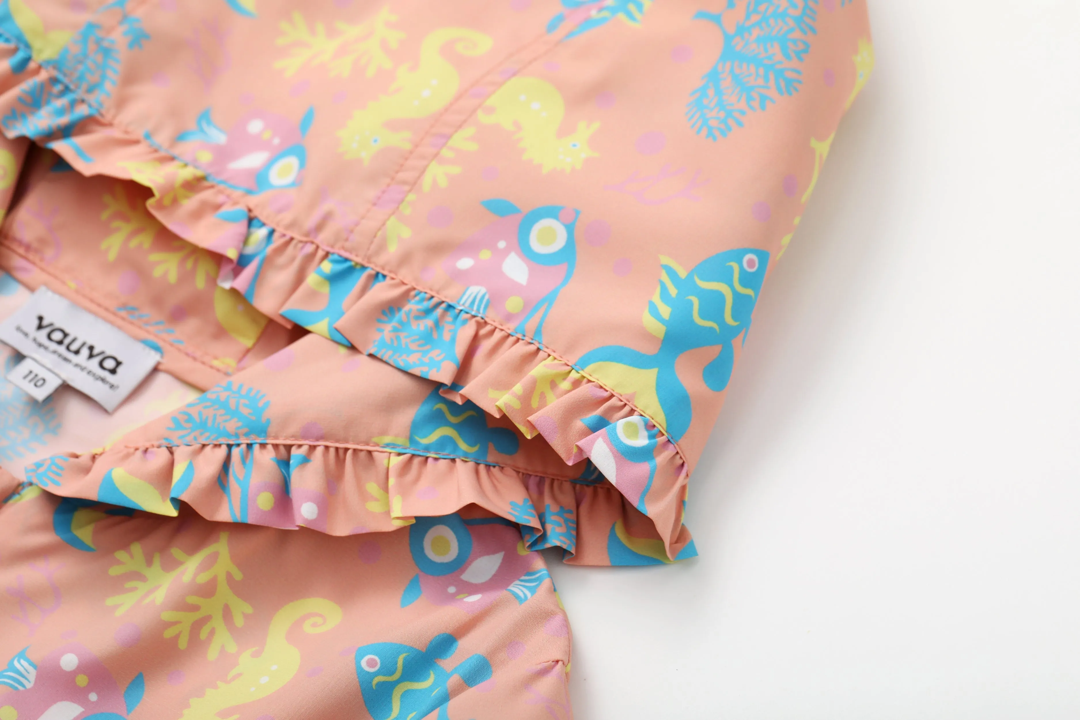 Vauva SS24 - Girls Long Sleeves Windbreaker (Sand Pink)
