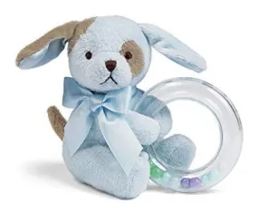 Waggles Blue Puppy Shaker