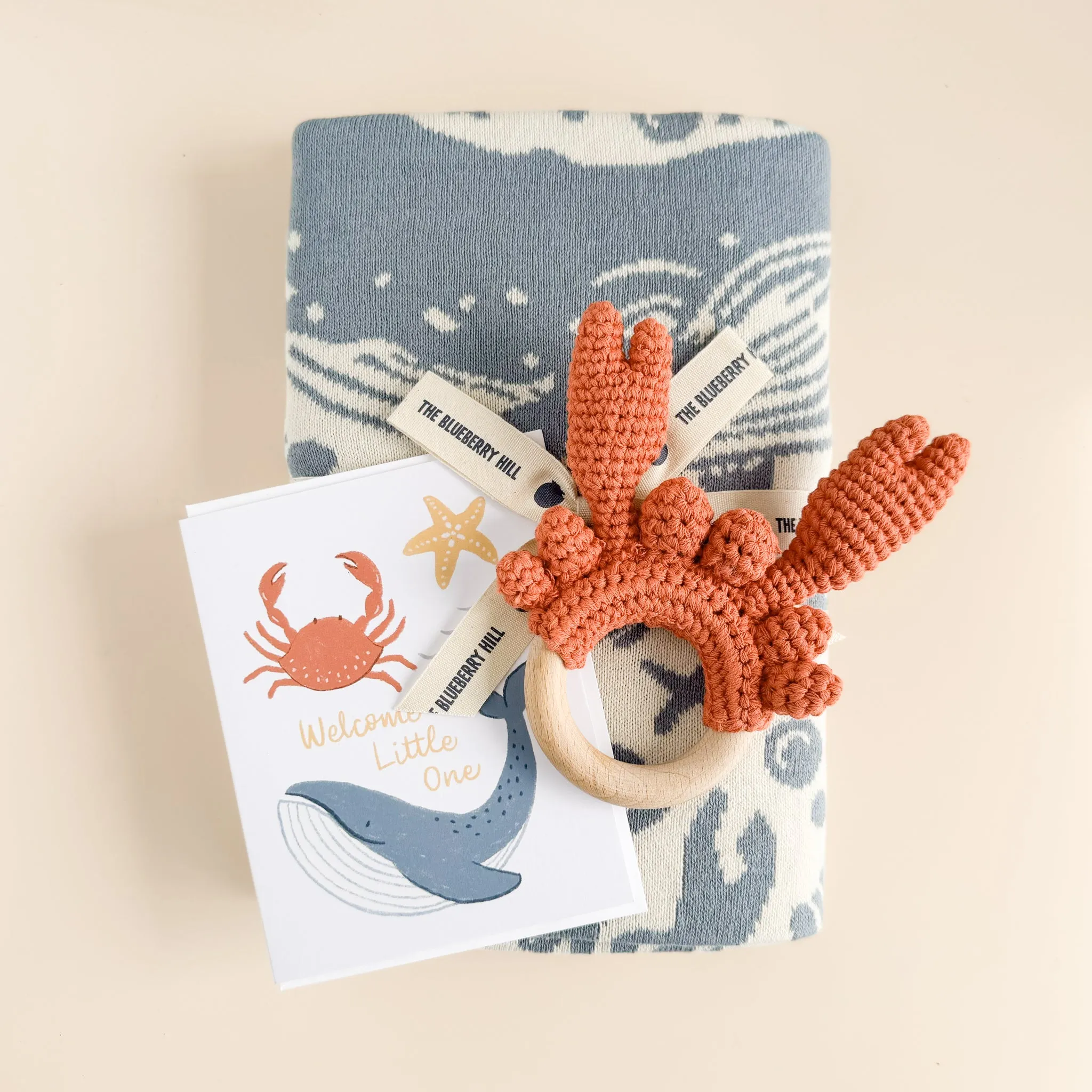 Welcome Little One Nautical Greeting Card