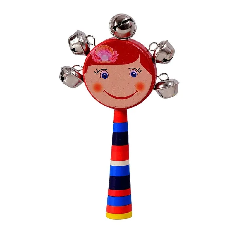 Wooden Rattles for Baby - set of 3 pcs / multicolor
